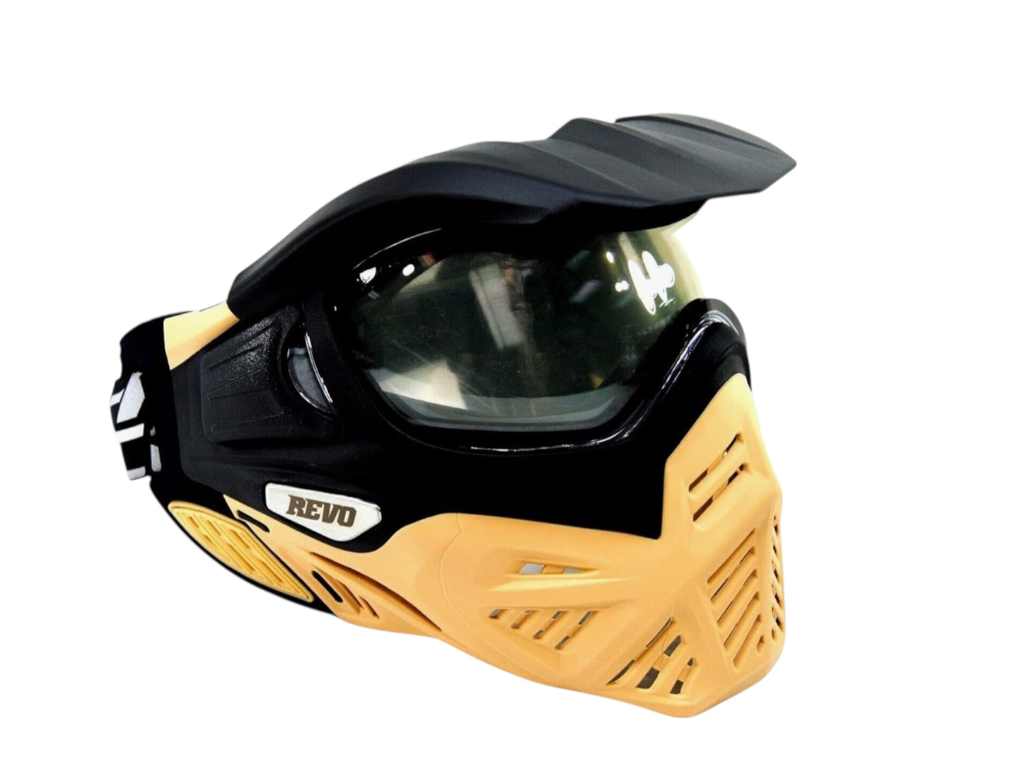 NEW V-Force Grill 2.0 Mask Paintball Goggle w Clear Thermal Lens - Revo Tan/Black