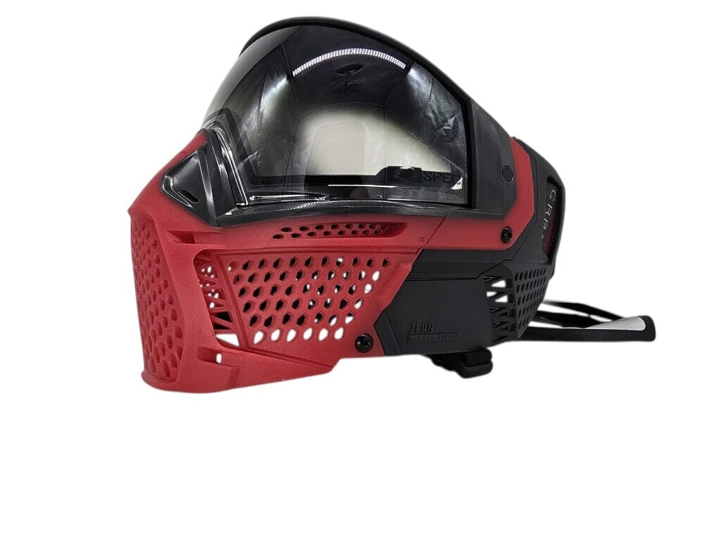 NEW Carbon CRBN Zero SLD Paintball Mask (More Coverage) - Crimson
