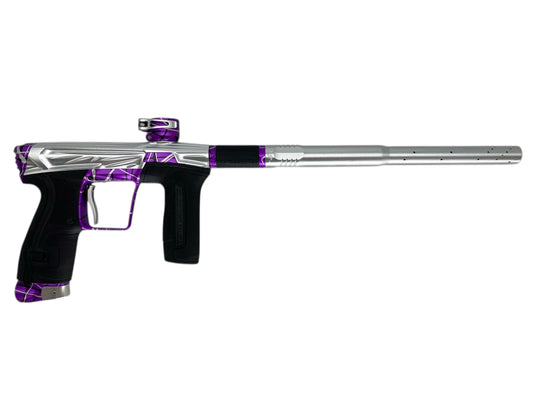 USED Planet Eclipse Project G Cs2 Paintball Gun Silver Purple Splash