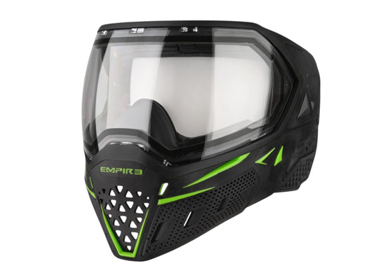 NEW Empire EVS Paintball Mask w/ 1 Lens - Black/Lime Green