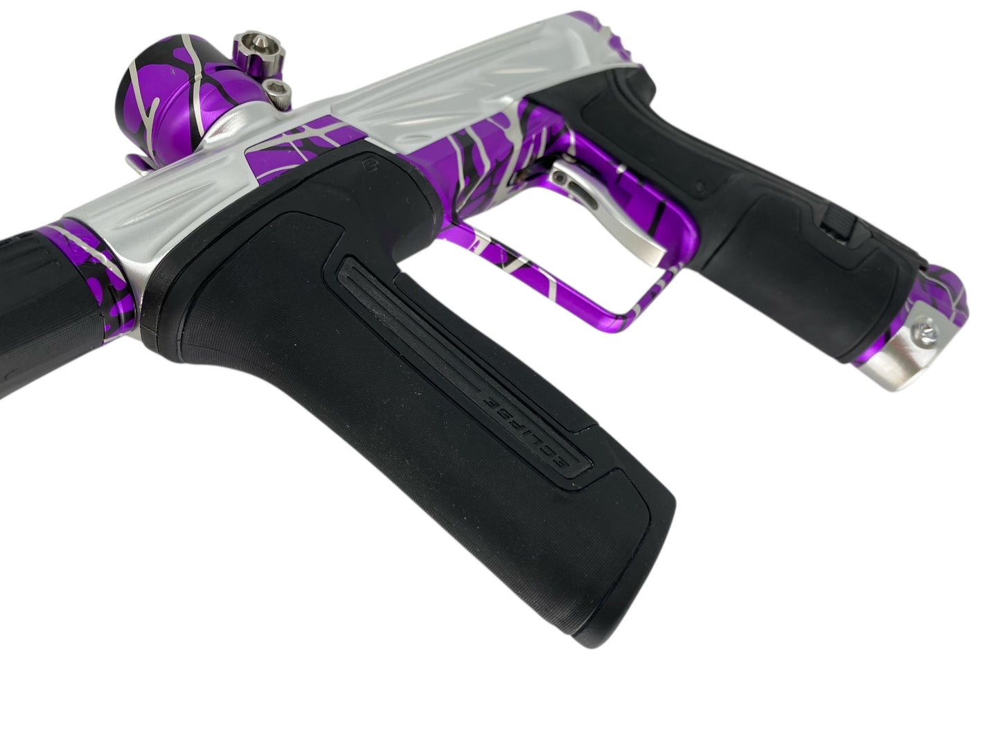 USED Planet Eclipse Project G Cs2 Paintball Gun Silver Purple Splash