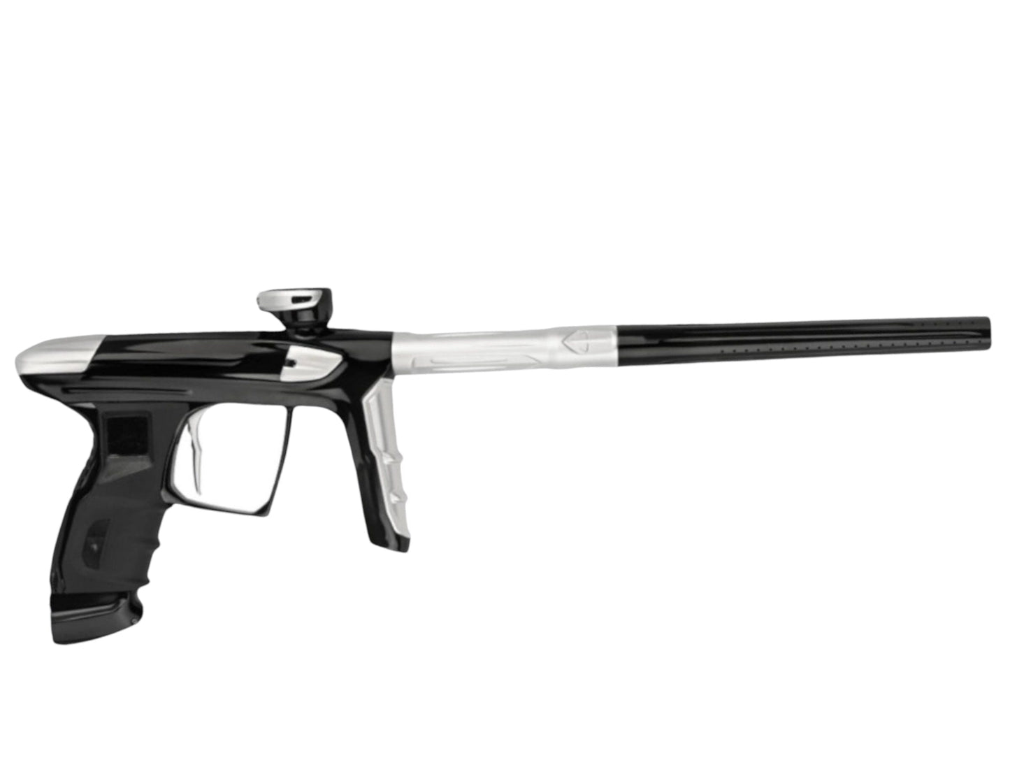 Used NEW DLX Luxe IDOL Gloss Black/Silver Paintball Gun from CPXBrosPaintball Buy/Sell/Trade Paintball Markers, New Paintball Guns, Paintball Hoppers, Paintball Masks, and Hormesis Headbands