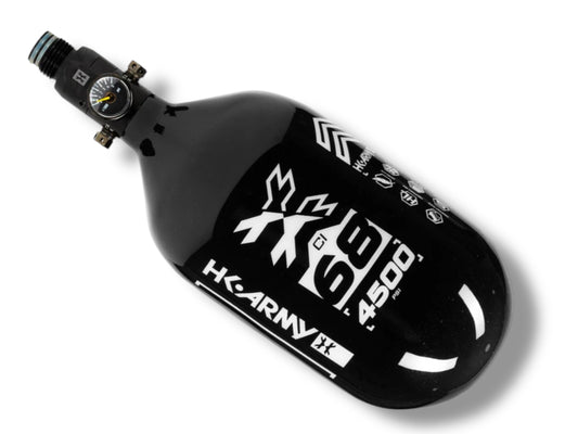 Used NEW RUSH - 68CI / 4500PSI "EXTRA LITE" STANDARD REG AIR SYSTEM - BLACK/WHITE Paintball Gun from CPXBrosPaintball Buy/Sell/Trade Paintball Markers, New Paintball Guns, Paintball Hoppers, Paintball Masks, and Hormesis Headbands